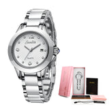 SUNKTA 2019 New Rose Gold Watch Women Quartz Watches Ladies Top Brand Luxury Female Wrist Watch Girl Clock Relogio Feminino+Box