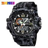 SKMEI New S Shock Men Sports Watches Big Dial Quartz Digital Watch For Men Luxury Brand LED Military Waterproof Men Wristwatches