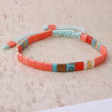 NeeFu WoFu 2019 Bracelet Bohemian Bracelets For Women Summer Beach Colorful Jewelry Pulseras Insta Fashio