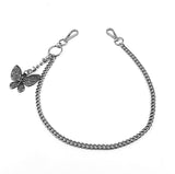 Fashion Punk Hip-hop Trendy leather Belts Waist Chain Male Pants Chain Hot Men women Jeans Silver Metal Clothing Accessories