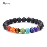 HIYONG Eight Planets Bead Bracelet for Men Women Natural Stone Beaded Bracelet Universe Galaxy Solar System Planets Bracelets