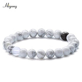 HIYONG Eight Planets Bead Bracelet for Men Women Natural Stone Beaded Bracelet Universe Galaxy Solar System Planets Bracelets