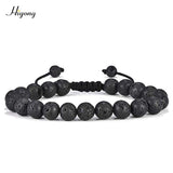 HIYONG Eight Planets Bead Bracelet for Men Women Natural Stone Beaded Bracelet Universe Galaxy Solar System Planets Bracelets