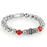 Mcllroy Bracelet Men Bead Sparta Crown 8mm Natural Stone Bracelet Bangle Handmade Man Jewelry Mens Bracelets 2019 erkek bileklik