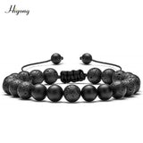 HIYONG Eight Planets Bead Bracelet for Men Women Natural Stone Beaded Bracelet Universe Galaxy Solar System Planets Bracelets