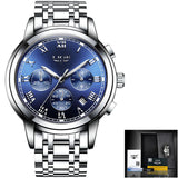 Relogio Masculino Mens Watches LIGE Top Brand Luxury Chronograph Fashion Watch Men Business Waterproof Full Steel Quartz Watch