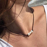 Gold color Choker Necklace for women layered shell star moon Pendant Chain Necklaces & Pendants Bohemian chokers Fashion Jewelry