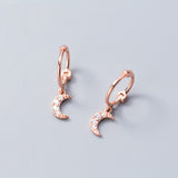 Trusta 2018  100% 925 Solid Sterling Silver Star Small Stud Earrings For Girls Teens Gift Womens Fashion Jewelry DS900