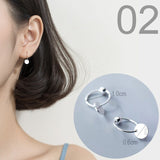 Trusta 2018  100% 925 Solid Sterling Silver Star Small Stud Earrings For Girls Teens Gift Womens Fashion Jewelry DS900
