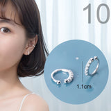 Trusta 2018  100% 925 Solid Sterling Silver Star Small Stud Earrings For Girls Teens Gift Womens Fashion Jewelry DS900