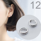 Trusta 2018  100% 925 Solid Sterling Silver Star Small Stud Earrings For Girls Teens Gift Womens Fashion Jewelry DS900