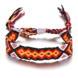 IYOE Handmade Braided Nepalese Hippie Friendship Bracelet For Women Men Ethnic Boho Colorful Cotton Rope Paired Bracelets Gift