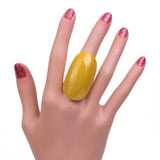 GuanLong New Arrivals Fashion Big Resin Rings For Women Design Large Acrylic Ring Unique Punk Style Party Jewelry Free Shipping