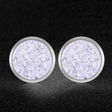 AAAAA Quality 100% Stainless Steel Shinning Resin Stud Earring for Women Wedding Party Ear Studs Jewelry