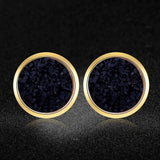 AAAAA Quality 100% Stainless Steel Shinning Resin Stud Earring for Women Wedding Party Ear Studs Jewelry