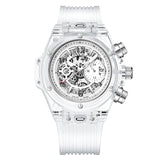 ONOLA Transparent Plastic Watch man 2019 women Chronograph Fashion casual origin Quartz wristwatch male unique Relogio masculino