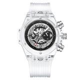 ONOLA Transparent Plastic Watch man 2019 women Chronograph Fashion casual origin Quartz wristwatch male unique Relogio masculino