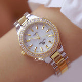 BS Bee Sister Women Watch Fashion High Quality Casual Waterproof Stainless Steel Wristwatch Lady Quartz Watch Gift for Wife 2019