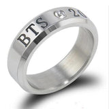 Kpop Ring Stainless Steel JHOPE Finger Rings Jewelry Rings Accessories for Men Women Female btss-Bangtans Boys Jewelry