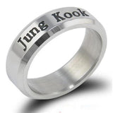 Kpop Ring Stainless Steel JHOPE Finger Rings Jewelry Rings Accessories for Men Women Female btss-Bangtans Boys Jewelry