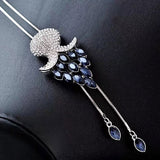 Meyfflin Long Necklaces & Pendants for Women Collier Femme Geometric Statement Colar Maxi Fashion Crystal Jewelry Bijoux 2019