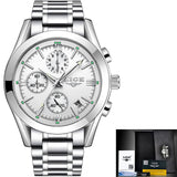 Watch men  Brand Luxury Fashion Quartz Sport Watches Men Full Steel Military Clock Waterproof Gold men's Watch Relogio Masculino