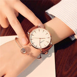 2018 Women's Watches Brand Luxury Fashion Ladies Dress Quartz Watch zegarek damski White Dial Wrist Watch for Women Bracelet New