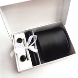 2019 mens fashion tie set silk neckties dot ties for men tie handkerchief cufflinks gift box packing men's clothing accessories