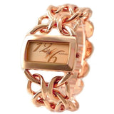 ALEXIS Brand Rose Gold Double Clasp Chain Bracelet Watch women 2018 gorgeous quartz wristwatch 1111 watches montre femme