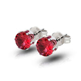 JXXGS Stud/Women Earrings 2019 Women Earrings Fashion jewelry Green/Red/Pink/Blue/Yellow Crystal Stone Earrings For Women Gift
