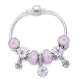 DGW High Quality 17-21Cm Snake Chain Link Bracelet Fit Pandora Beads Bracelet European Charm For Women Diy Jewelry Making