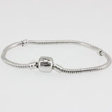 DGW High Quality 17-21Cm Snake Chain Link Bracelet Fit Pandora Beads Bracelet European Charm For Women Diy Jewelry Making