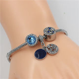 DGW High Quality 17-21Cm Snake Chain Link Bracelet Fit Pandora Beads Bracelet European Charm For Women Diy Jewelry Making