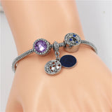 DGW High Quality 17-21Cm Snake Chain Link Bracelet Fit Pandora Beads Bracelet European Charm For Women Diy Jewelry Making