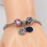 DGW High Quality 17-21Cm Snake Chain Link Bracelet Fit Pandora Beads Bracelet European Charm For Women Diy Jewelry Making