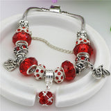 DGW High Quality 17-21Cm Snake Chain Link Bracelet Fit Pandora Beads Bracelet European Charm For Women Diy Jewelry Making