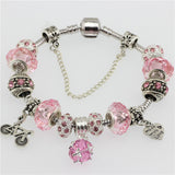 DGW High Quality 17-21Cm Snake Chain Link Bracelet Fit Pandora Beads Bracelet European Charm For Women Diy Jewelry Making