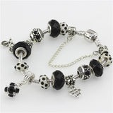 DGW High Quality 17-21Cm Snake Chain Link Bracelet Fit Pandora Beads Bracelet European Charm For Women Diy Jewelry Making