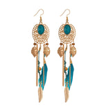 Bohemian Long Tassel Earrings For Women 2018 Fashion Jewelry Gold Color Pendientes Fringe Elegant Earrings Female Wedding Gift
